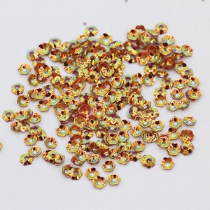 Chất Lượng Cao Đầy Màu Sắc Lớn <span class=keywords><strong>Sequins</strong></span> Lỏng Hoa <span class=keywords><strong>Sequins</strong></span> Với 1 Bên Lỗ PVC - Product Image 6