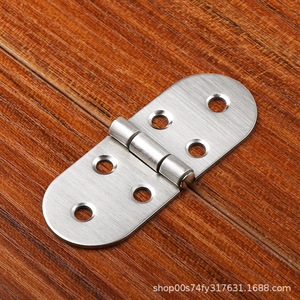 Bisagras plegables industriales de acero inoxidable JINNATE tipo abatible de 3 orificios para accesorios de hardware mecánico de escritorio - Product Image 4