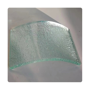 Gạch Thủy Tinh Pha Lê uốn nóng đúc gạch thủy tinh kết cấu bespoke gạch thủy tinh rắn màu trang trí cho tường phân vùng - Product Image 4