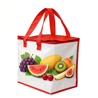 Panier isotherme pliable léger en tissu non tissé réutilisable et recyclable de 30 L avec taille et couleur personnalisables pour pique-nique et livraison de repas