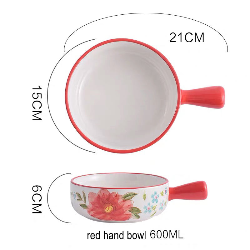 Fleurs rouges et feuilles vertes