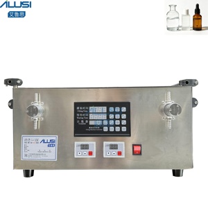 Machine de remplissage semi-automatique à pompe magnétique (simple/double tête) avec contrôle servo : pour l'eau, l'alcool et les huiles essentielles - Product Image 1
