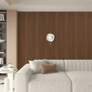 Panel Acústico WPC de Bajo <span class=keywords><strong>Precio</strong></span>, Reducción de Ruido del 25%, Absorción de Sonido para Paredes de Cine en Casa - Product Image 1