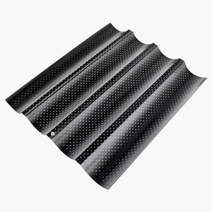 3 4 5 Waves Loaves French Bread Mold Perforated Baguette Tray <b>Baking</b> <b>Pan</b> - Product Image 6