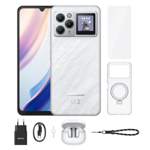 Smartphone DOOGEE M30 Pro édition VIP, écran HD+ 6,88 pouces 120 Hz 720*1640, 8+256 Go, UNISOC T7280, appareil photo arrière 64 MP, NFC, 8000 mAh, 33 W, Android 16 - Product Image 1