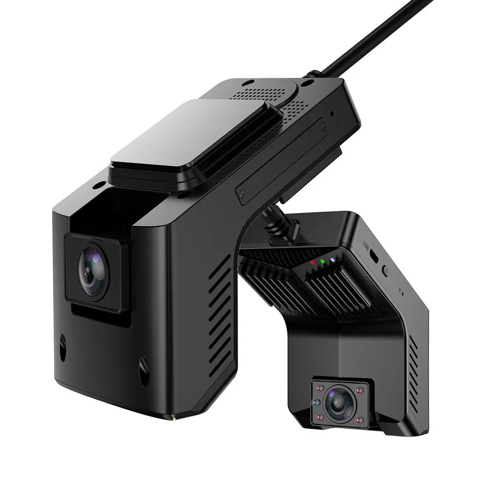 Caméra de tableau de bord 4G ADAS 1080p wifi boîte noire de voiture double caméra avant + caméra de voiture de cabine 2 canaux gps logo piste moniteur de stationnement caméra de tableau de bord de voiture