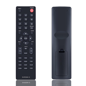 รีโมทคอนโทรล DX-RC02A-12อัจฉริยะทั่วไปสำหรับเครื่องราชอิสริยาภรณ์4K LED บ้านสมาร์ทรีโมทคอนโทรลซิลิโคนปุ่มกดเสียงผลิต - Product Image 1