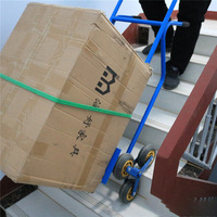 Carretilla para Subir Escaleras de 400 kg, Plegable y Portátil, Carro de Mano, Carro de Soldadura, Plataforma Rodante para Entrega y Mudanza en Almacenes
