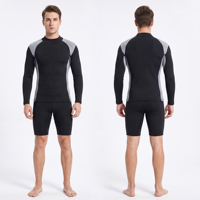 Haut de surf pour homme 2 mm en néoprène Flatlock, couleur personnalisée, veste de surf sans fermeture éclair