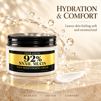 Crème Visage Hydratante Éclaircissante au Rétinol et à la Bave d'Escargot, Marque Privée OEM, pour Peaux Sèches, Raffermissante et Nourrissante Tout-en-un