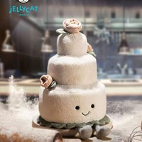 Peluche JellyCat Nip's Fun Gâteau à Trois Étages, Super Douce, Remplie de Coton PP, Anti-Stress, Cadeau d'Anniversaire