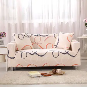 Smart stretch couch stretchable 2 seater elegant elastic sofa cover