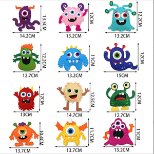 Little Monster Animal Planet Kids Kit da cucito Woodland Felt animals giocattoli da cucito creativi - Product Image 5