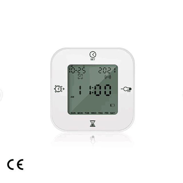 KT-8 Digital Thermometer and Hygrometer with Alarm Clock and Time Calendar Household Temperature Monitor