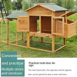 Houten kippenhok voor buiten, kweek, gemaakt in China, geen montage nodig, gratis verzending - Product Image 2