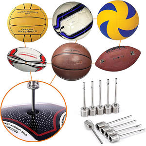 लॉक बॉल पंप मुद्रास्फीति सुई स्टेनलेस स्टील एयर पंप सुई खेल गेंदों को उड़ाने के लिए आदर्श - Product Image 5