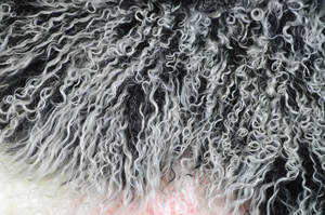 Productos de piel de animales Cojines de piel de cordero mongol Almohadillas de asiento de piel de oveja tibetana de lana larga - Product Image 2