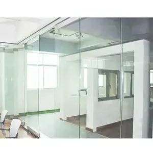 Cinese porte porta di vetro di spessore per le camere o in albergo usa per la partizione della parete insonorizzate IMPERMEABILE parete pieghevole partizione