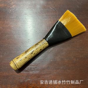 Cepillo de Bambú Xiangfei para Té, Cerdas Planas y Rígidas, Limpiador Duradero para Mesa de Té, Accesorio para Set de Té Kung Fu - Product Image 1