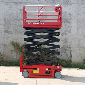 Plataforma de Trabajo Aérea de 12m 14m, Elevador de Tijera Eléctrico, Elevador de Tijera de 19 pies en Venta - Product Image 3