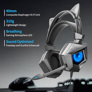 Audífonos <span class=keywords><strong>Gamer</strong></span> Soyto G15 <span class=keywords><strong>con</strong></span> Cable, <span class=keywords><strong>Orejas</strong></span> <span class=keywords><strong>de</strong></span> <span class=keywords><strong>Gato</strong></span> Luminosas y Lindas, <span class=keywords><strong>Auriculares</strong></span> Supraaurales para PC, PS4, PS5 y Xbox - Product Image 1