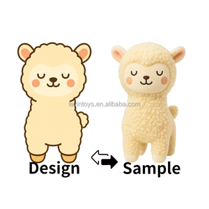 Peluche <span class=keywords><strong>d</strong></span>'<span class=keywords><strong>alpaga</strong></span> doux personnalisée OEM ODM peluche en tissu polaire mignon Animal en peluche PP coton rempli peluche personnalisée pour les cadeaux des enfants - Product Image 1