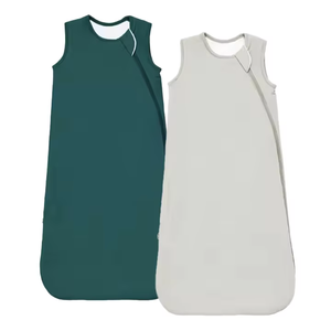 <span class=keywords><strong>Gigoteuse</strong></span> personnalisée en tissu respirant de bambou pour nouveau-né, sans <span class=keywords><strong>manches</strong></span>, pour bébés - Product Image 1