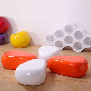 Silla Moderna de Fibra de Vidrio de Finn Stone, Taburete Colorido para Exteriores, para Jardín, <span class=keywords><strong>Playa</strong></span>, Parque, Escuela, Hotel, Sala de Estar - Product Image 6