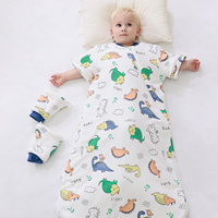 Sac de couchage pour enfants 3,5 Tog en coton biologique, différentes tailles, de la naissance à 4 ans