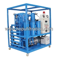 HOPU Nuevo Purificador de Aceite Dieléctrico para Transformadores Trifásicos, Doble Etapa, Alto Vacío, 5 Años de Garantía, 8 galones, 25 L/min