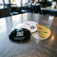 Disco NFC ISO14443A de Epoxi de 30 mm con Impresión Personalizada para Compartir Tarjetas de Visita en Redes Sociales