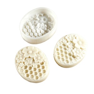 Honeycomb Flower Oval Silicone <b>Mold</b> For Soap And <b>Candle</b> Making Commercial Use Customizable Shape YT926048 - Product Image 5