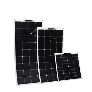 出售超高品质薄膜100W柔性太阳能光伏板