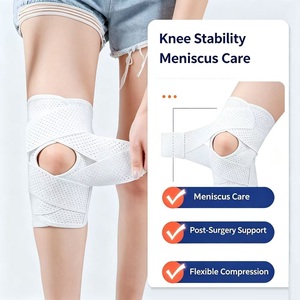 Soporte <span class=keywords><strong>de</strong></span> Rodilla Ajustable, Ligero y Ecológico, Protección <span class=keywords><strong>de</strong></span> Menisco, Recuperación <span class=keywords><strong>de</strong></span> Ligamentos, Correa <span class=keywords><strong>de</strong></span> <span class=keywords><strong>Malla</strong></span> Transpirable para Deportes - Product Image 2
