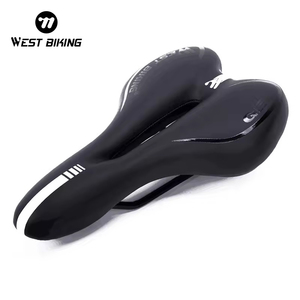Sillín de <span class=keywords><strong>Bicicleta</strong></span> WEST BIKING de Silicona Hueca para Carreras, <span class=keywords><strong>Asiento</strong></span> de <span class=keywords><strong>Bicicleta</strong></span> MTB de Alta Elasticidad y Transpirable, Cojín Cómodo para <span class=keywords><strong>Bicicleta</strong></span> de Carretera - Product Image 1