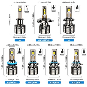 SENROBO Y16-Brown Druckguss 190W Hochleistungs-Auto-LED-Scheinwerfer H4 H11 9005 9006 Aluminium legierung 9012 H7 H1 LED-Leuchten für Auto - Product Image 6