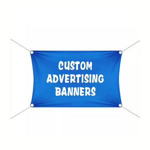 Bannière <span class=keywords><strong>de</strong></span> conception personnalisée <span class=keywords><strong>de</strong></span> qualité supérieure avec choix entre l'impression numérique haute résolution sur polyester pour la publicité Bannière personnalisée - Product Image 5