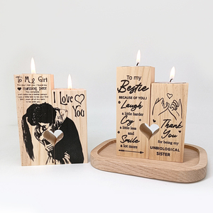 Portacandele in legno romantico a forma di <span class=keywords><strong>cuore</strong></span> per matrimoni e compleanni matrimonio e decorazioni per la casa portacandele a <span class=keywords><strong>cuore</strong></span> - Product Image 4