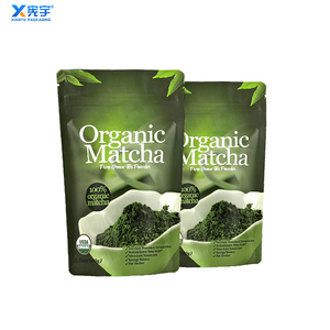Sachet Doypack Personnalisé avec Logo 250g 500g <span class=keywords><strong>1kg</strong></span> pour Matcha, Emballage Plastique Anti-humidité avec Fermeture Zip pour Tisane et Complément Protéiné - Product Image 4