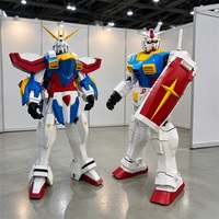 Costume de robot mecha portable pour adulte, blanc, pour spectacle sur scène, ensemble d'armure d'anime, adapté aux expositions d'anime