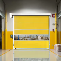 Porte à enroulement rapide en PVC haute vitesse, porte à enroulement rapide, portes automatiques rapides pour entrepôt