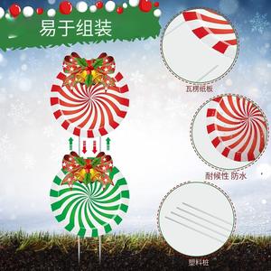 Decoraciones Navideñas, de Graduación y de Halloween para Jardín y Césped, Letreros de PP para Patio y Jardín, Temporada 2025 - Product Image 2