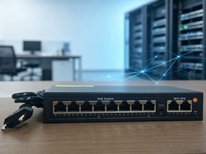 120W100M 8 端口 AI PoE 交换机 8 POE+ 2 Uplink Mini Rj45，带 PoE 看门狗，适用于 CCTV IP 摄像机一体机 1028MN - Product Image 6