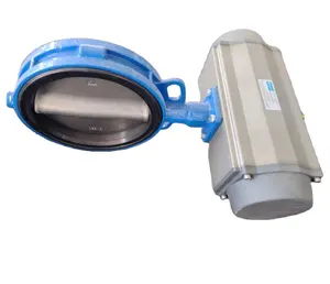 Pipe Seal Stainless Steel Pneumatic Butterfly Valve Pneumatic Butterfly Valve