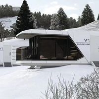Mobil Kapsül Otel Hava Gemisi Pod D7 C70 Uzay Kapsülü Kabin Ev Lüks Akıllı Ofis Binası Ticari Alışveriş Merkezi Sandviç Panel