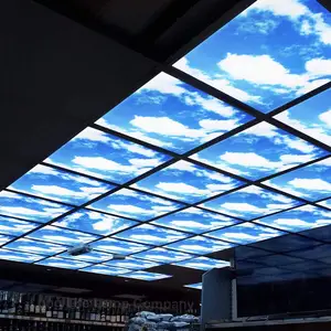 Lucarne Ultra-mince lumière du ciel cuisine salle de bains ciel intégré lumière naturelle du soleil bleu lumière du ciel plafonnier intégré