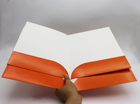 Brochure de présentation de documents en papier cartonné de luxe format A4/A5 avec logo d'entreprise personnalisé, impression offset et marquage à chaud, vente en gros