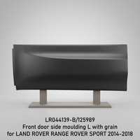 Moulure latérale de porte avant de remplacement direct LR044139-B/125989 L avec grain pour LAND ROVER RANGE ROVER SPORT 2014-2018