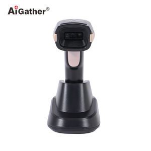 Беспроводной портативный сканер штрих-кодов A-9569N 32 бит USB CMOS 1D 2D с Умной базой - Product Image 2