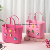 Tas Pantai Mini EVA Lucu, Tas Musim Panas Kecil Tahan Air, Tas Perjalanan Ringan untuk Kolam Renang, Logo Personal, Grosir Kustom